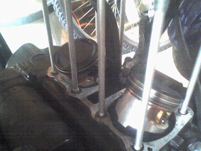 The engine after reconditioning The engine after reconditioning