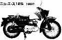 ES 125 -1960
Hubraum 	123 ccm
Zylinder 	1Zyl. -2T
Leistung 	8 PS / 6500 U/min
Hchstgeschwindigkeit 	100 km/h
Leergewicht 	116 kg